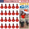 20 Pack Chicken Waterer Automatic Poultry Waterer Chicken Drinker Cups w/Mounting Joint  for Chicken Poultry