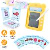 100 Words Talking Flash Cards 5.5In Toddler LCD Writing Tablet with 50 Double-sided Cards Stylus Pen Electronic Cognitive Audio Toddler Reading Machin