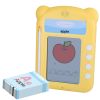 100 Words Talking Flash Cards 5.5In Toddler LCD Writing Tablet with 50 Double-sided Cards Stylus Pen Electronic Cognitive Audio Toddler Reading Machin