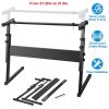 Electronic Piano Keyboard Stand Z-Style Adjustable Height Music Keyboard Stand Rack Iron