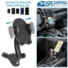 360° Rotation Car Phone Mount 3.1A Dual USB Cigarette Lighter Phone Holder Universal