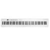 Folding Piano Keyboard 88 Keys Foldable Full Size Semi Weighted Piano Digital Electronic Piano with LCD Screen Carry Bag Mic Sheet Music Stand Sticker