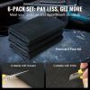 VEVOR Carbon Felt Welding Blanket 6 Pack, 21" x 20" Flame Retardant Welding Blankets, Up To 1800¬∞F Heat Resistant Blanket Set