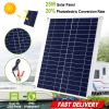 Outdoor Solar Panel 12V 25W Car Battery Charger IP68 Waterproof w/ 3.0A Dual USB Charging Clip Line For RV Car Boat