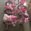 12in Carbon Steel Kid Bike with Backpack Streamers Helmet Detachable Training Wheels