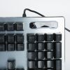Wired Gaming Keyboard Mouse Set Colorful Rainbow Backlit 104 Keys Gaming Keyboard w/ RGB DPI Adjustable Gaming Mouse