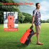 Electric High Pressure Washer 1740PSI Max 2.6GPM Powerful Car Washer Pressure Cleaner with Adjustable Spray Nozzle Soap Dispenser IPX5 Waterproof for