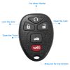 2 Keyless Entry Car Key Remote Key Fob Case Button Pad Replacement for 2004-2010 Chevrolet Malibu KOBGT04A