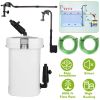 3-Stage External Canister Filter for Aquarium Fish Tank with 600L/H Flow Rate 35.4in Max Height 6W Easy Installation Silent