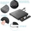 External CD DVD Drive USB 3.0 Slim DVD-RW Drive Superdrive Burner Writer High Speed Data Transfer USB Optical Drives Players for PC Desktop Laptop Win