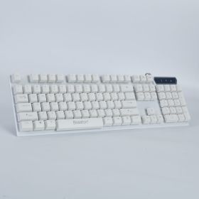 104-Key Wired Gaming Keyboard Mouse Set Colorful Backlit Gaming Keyboard w/ RGB Colorful 1000 DPI Gaming Mouse