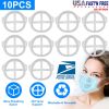 10Pcs 3D Mask Bracket Comfortable Breathing Mouth Mask Inner Support Frame Washable Reusable Mask Holder Stand