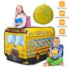 Kids Play Tent Foldable Pop Up Fire Truck Tent Portable Children Baby Play House W/ Carry Bag For Indoor Outdoor Use