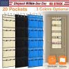 Over the Door Shoes Rack 20-Pocket Organizer 5-Layer Hanging Storage Shelf for Kids Shoes Closet Cabinet Slippers Small Toys