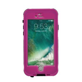 Rugged Water-proof Hybrid Full Cover Case For iPhone 7 Plus (Option: CaseIP7PWSD3ProofCase Purple)