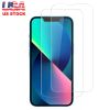 2Pcs HD Clear Screen Protectors Tempered Glass Film Full Coverage Screen Protector Fit for IOS Phone 14/14Plus/14Pro/14Pro Max/13/13Pro/13Max/12/12Pro