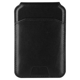 Magnetic Wallet Phone Stand 2-In-1 Stand Magsafe Leather Wallet with 3 Card Slots 180° Adjustable Stand Fit for IOS Phone 15/14/13/12 Series Not Fit f (Option: Wallet Black)