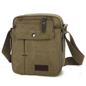 Unisex Crossbody Bags Canvas Phone Tablet PC Shoulder Bag Credit Card Key Messenger Purse (Option: CrossbodyBag KAH)