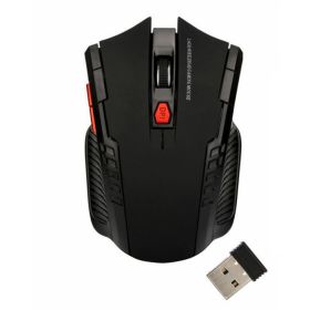 Macro Luminous Electric Home Cool color-Changing Wired Mouse (Color: Black)