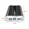 Portable Charger PowerMaster 20000mAh Power Bank Total 5.8A Output 3-USB Ports External
Battery Pack Portable Phone Charger for IOS Phone11/Pro/Max/8