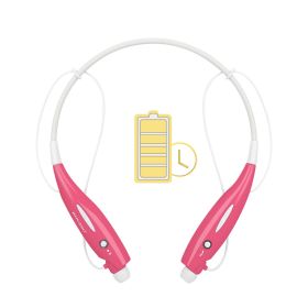 KOCASO Wireless Sports Stereo Hands Free Headset for Phone and Tablet (Option: CableSportHeadset HotPink)