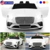 Kids Electric Ride On Car with Parental Remote Control Early Education Music Swaying Car Lights With 3 Adjustable Speeds