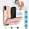 Finger Strap Phone Case for iPhone  8 Drop-prot ection Finger Ring Rugged Phone Case with Kickstand Dual Layer Case