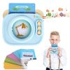 Spanish & English Talking Flash Cards 224 Sight Words Bilingual Flash Cards Rechargeable Card Early Education Device Educational Toy for Boys Girls Ag