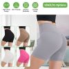 Women\'s High Waist Biker Shorts Tummy Control Pants Athletic Leggings Spandex Booty Shorts with 6.3In Inseam No Front Seam for Workout Yoga Running V