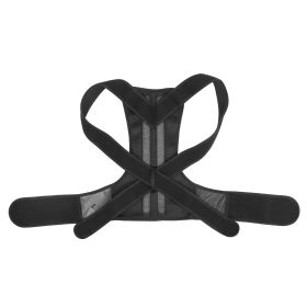 Unisex Back Posture Corrector Lumbar Upper Back Clavicle Shoulder Brace Belt (Option: BackPosture XXL)
