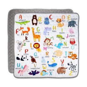 50x50IN Baby Play Mat Non-Slip Baby Crawling Mat Foldable Playpen Mat Machine Washable for Newborns Infants Babies Toddlers (Option: Mat Animal5050IN)