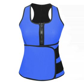Waist Trainer For Women Body Shaper Waist Slimmer Clincher Trimmer for Weight Loss (Option: WaistTrainer BlueL)