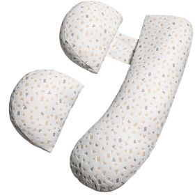Pregnancy Pillows Adjustable Support Maternity Pillow Soft Side Sleeper Pregnancy Pillows Wedge Pillow with Detachable Pillow Cover (Option: Pillow GreyExtend)