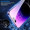 2Pcs Privacy Screen Protectors Tempered Glass Screen Film Full Coverage Screen Protector Fit for iPhone 14/14Plus/14Pro/14Pro Max/13/13Pro/13Max/12/12