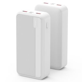 20000mAh PD22.5W Fast Charging Power Bank Fast Charger Portable Phone Charger with Type-C USB Cable Fit For IOS Phone 15/14 Samsung Galaxy S24 And Mor (Option: PowerBank 2WMAWhite)