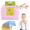 224 Words Kid Flash Talking Cards 112 Card Electronic Cognitive Audio Toddler Reading Machine Animal Shape Color Repeated Learning Cards English For C