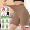 Women\'s High Waist Biker Shorts Tummy Control Pants Athletic Leggings Spandex Booty Shorts with 6.3In Inseam No Front Seam for Workout Yoga Running V