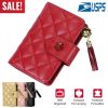 Women Wallet PU Leather Lady Clutch Case Credit Card Holder ID Card Window Coin Purse w/ Tassel For Girls