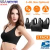 3 Pack Sport Bras For Women Seamless Wire-free Bra Light Support Tank Tops For Fitness Workout Sports Yoga Sleep Wearing