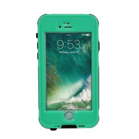 Rugged Water-proof Hybrid Full Cover Case For iPhone 7 (Option: CaseIP7WSD3ProofCase Aqua)