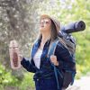 64Oz Glass Water Bottle Sports Water Bottle Motivational Water Bottle Water Intake Tracker Bottle with Straw Time Marker Silicone Sleeve Handle for Gy