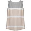 Women Tie-dye Sleeveless Tank Tops Summer Loose T Shirts Tops Button Down Shirts Vest Blouse Plus Size