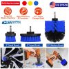 3Pcs/Set Drill Brush Power Scrubber Cleaning Brush for Car Carpet Wall Tile Tub Cleaner Combo