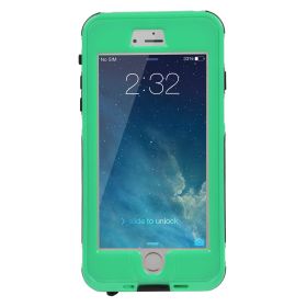 Rugged Water-proof Hybrid Full Cover Case For iPhone 6 Plus (Option: CaseIP6PWSD3ProofCase Aqua)