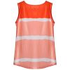 Women Tie-dye Sleeveless Tank Tops Summer Loose T Shirts Tops Button Down Shirts Vest Blouse Plus Size