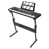 61 Keys Digital Music Keyboard Electric Piano Electronic Musical Instrument Kids Learning Keyboard with Microphone Stand for 3-12 Year Old Kids Girls