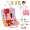 Kids Busy Board Sensory Activity Board Preschool Learning Toys Montessori Educational Gift for 1-6 Years Old Baby Toddler Girls Boys