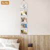 5x7IN Wall Hanging Picture Collage Frame 5-Opening Wall Decor Without Mat Rustic Style Wood Photo Frame Display