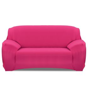 Sofa Cover Printed Stretch Sofa Furniture Cover Soft Sofa Slipcover Polyester Furniture Protector Cover (Option: SofaCover RoseRed3S)