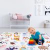 50x50IN Baby Play Mat Non-Slip Baby Crawling Mat Foldable Playpen Mat Machine Washable for Newborns Infants Babies Toddlers